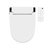 VOVO STYLEMENT VB-6100SR Electronic Smart Bidet Toilet Seat, Easy Install, Heated Seat, Warm Dry and Water, LED Nightlight, Eco Power Save,Self Cleaning Full Stainless Nozzle, Made in Korea