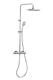 Grifería de ducha - Conjunto termostático gran ducha con columna telescópica BLAUTHERM - RAMON SOLER