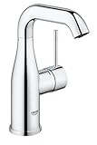 Grohe - Grifo de lavabo 1/2', tamaño M, cuerpo liso, EcoJoy, instalación Quickfix Plus (Ref. 23463001)