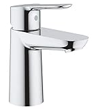 Grohe BauEdge - Grifo de lavabo de baño para instalación en un solo agujero. Tamaño S. Incluye sistema de ahorro de agua (Ref. 23330000)