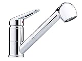 Franke Grifo para fregadero de cocina Prince II Pulverizador extraíble-cromado 115.0347.111, gris
