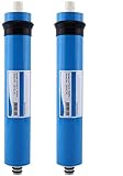 Zerodis 2 unidades 75 gdp membrana de ósmosis inversa filtro elemento filtrante agua RO membranas Reverse Osmosis System Water Filters para laboratorios hospitalarios domésticos